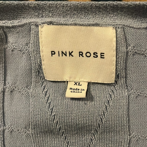 Pink Rose Surplice Sweater - Picture 5 of 6